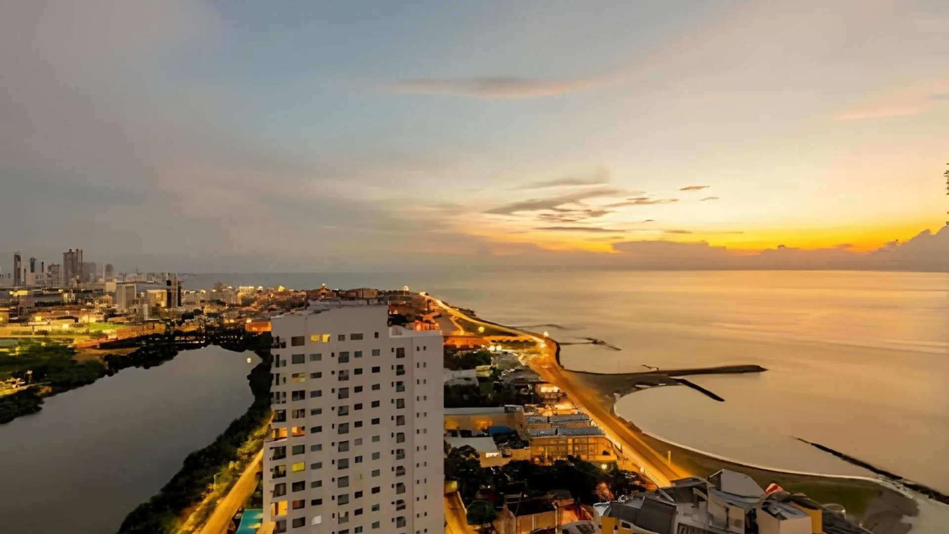 New Panoramic View, Infinite Pool/Historic Center Appartement Cartagena