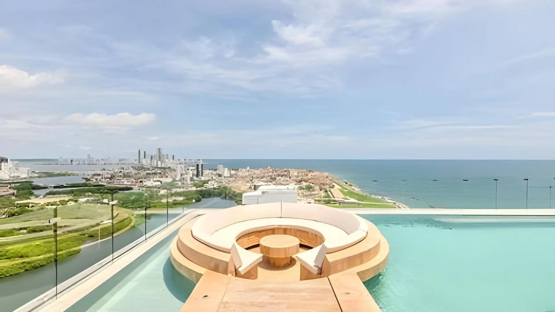 New Panoramic View, Infinite Pool/Historic Center Appartement Cartagena
