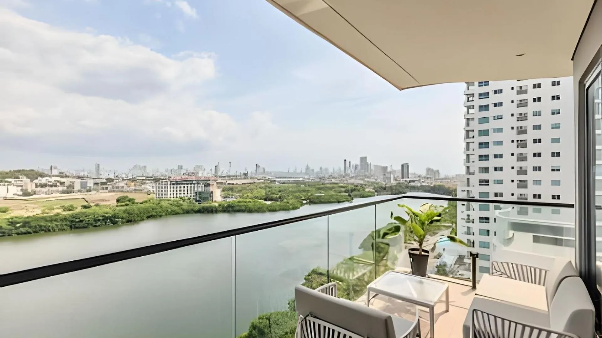 New Panoramic View, Infinite Pool/Historic Center Appartement Cartagena