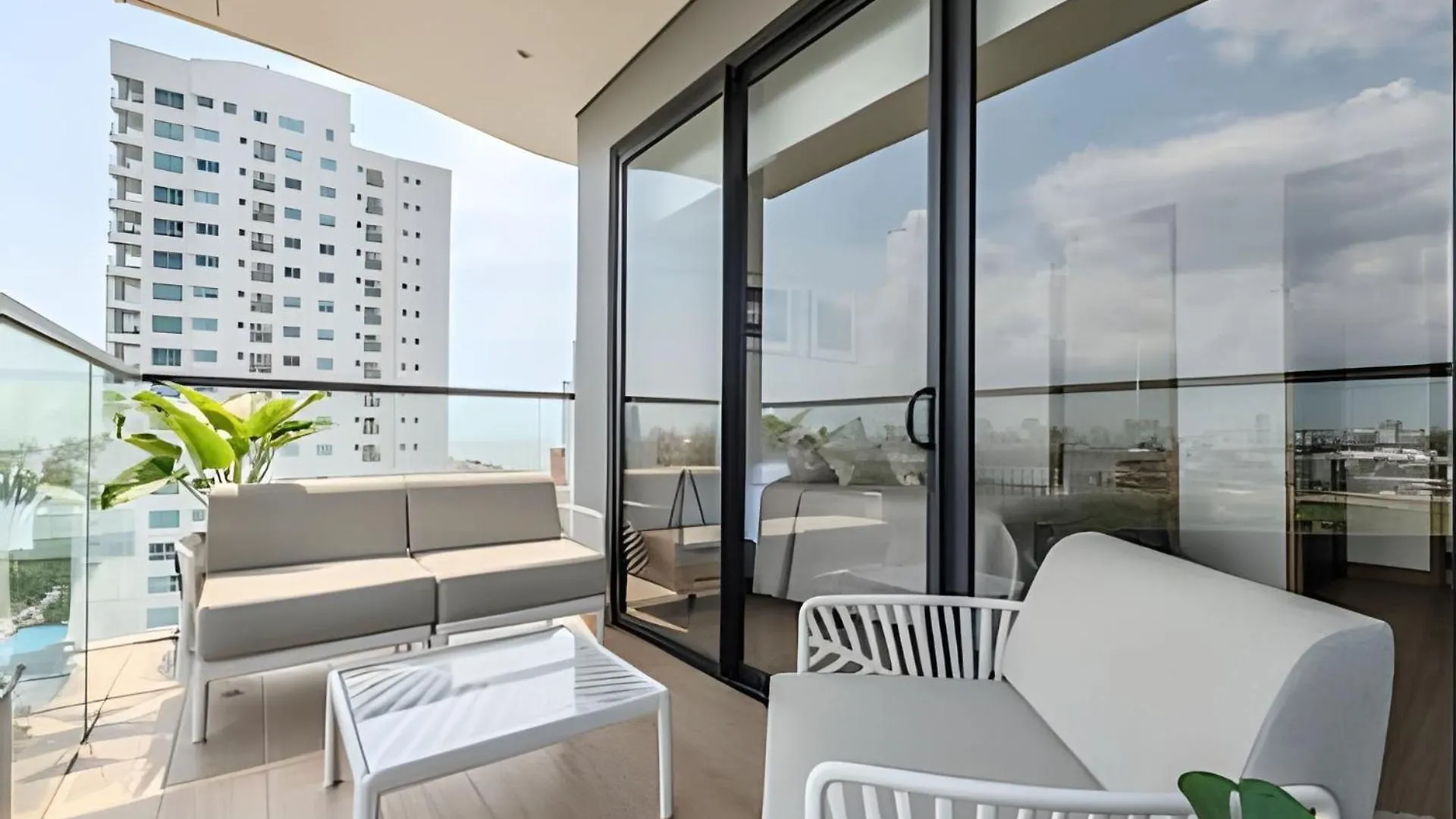 New Panoramic View, Infinite Pool/Historic Center Appartement Cartagena